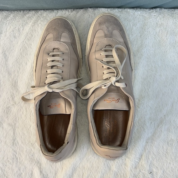 GUC Good Man Brand Legend Court Leather Suede Sneaker‎ Tan Size 11 - Picture 6 of 9